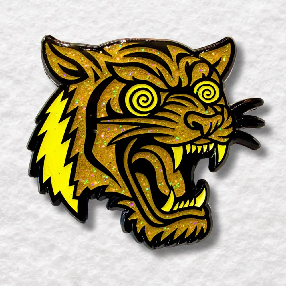 Glitter Enamel Pins