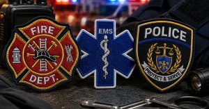 Custom Emergency Services Patches