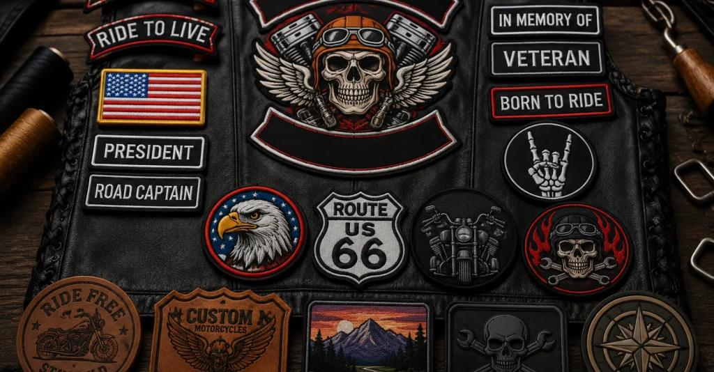 custom biker patches