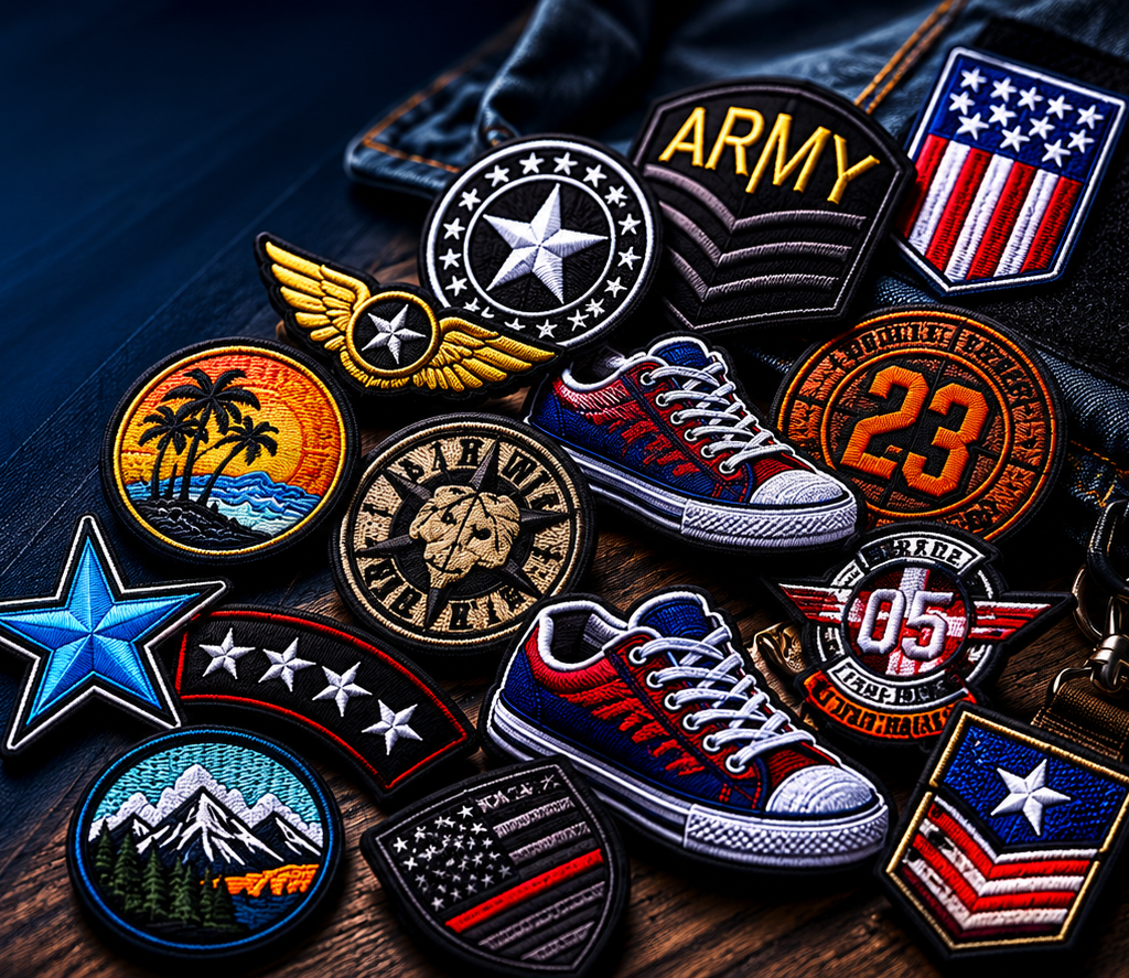 sublimated patches