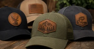 Custom Leather Patches for Caps